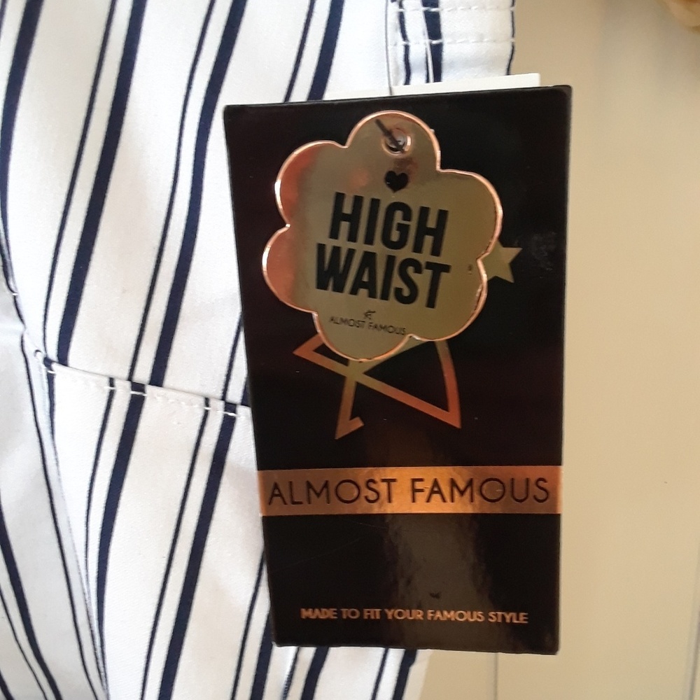 Adorable Navy & White Plus Size Sailor Shorts - Picture 7 of 8